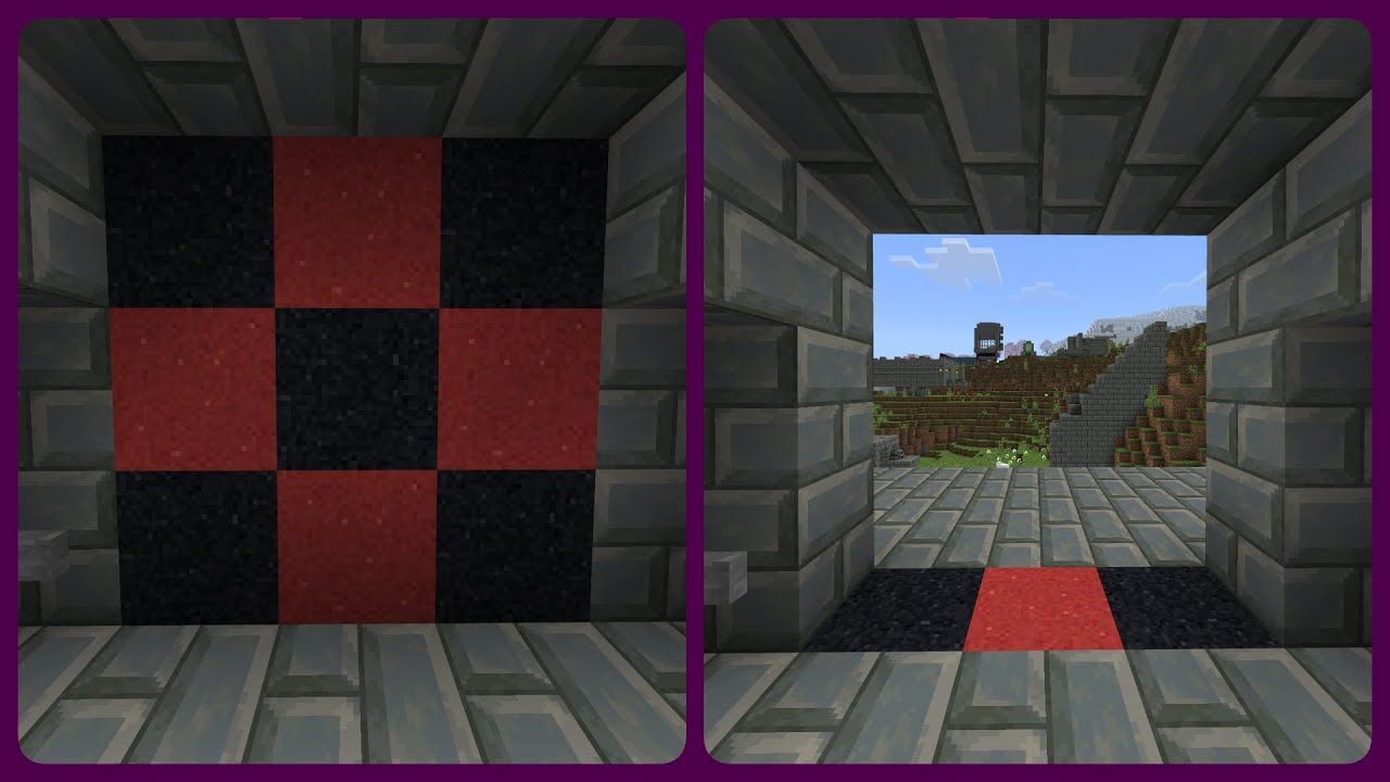 Minecraft how to make a SAND DOOR 3x3 BEDROCK | kailefra #minecraft