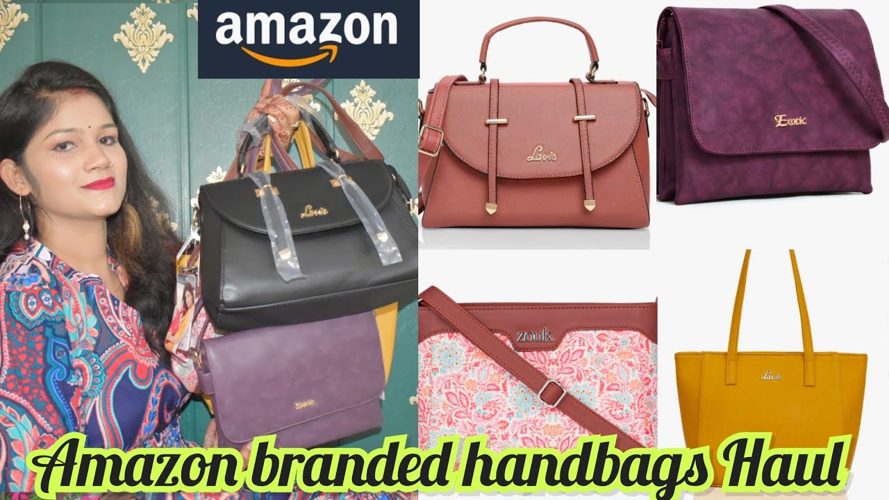 AMAZON BRANDED HANDBAG/SLING BAG HAUL LAVI/ZOUK/EXOTIC BAG REVIEW UNDER BUDGET
