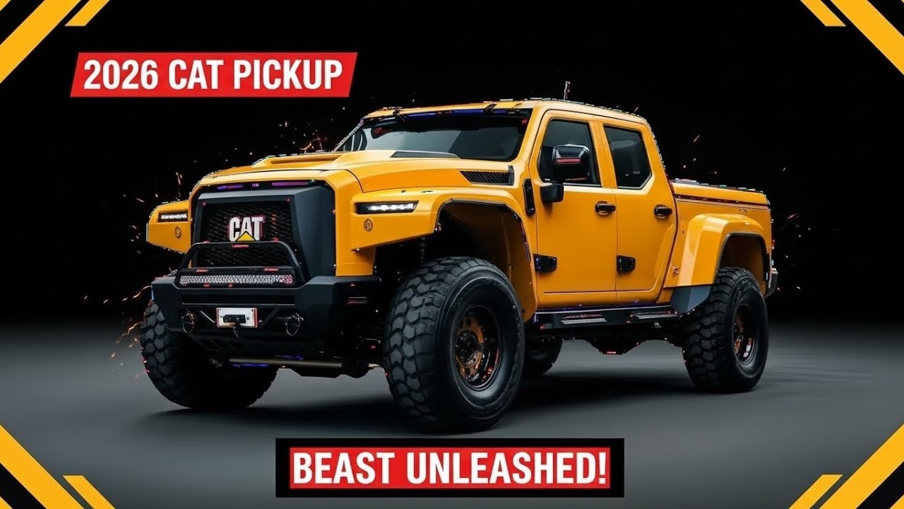 Caterpillar's MONSTER Pickup Truck 2026 – Built to Conquer Anything!