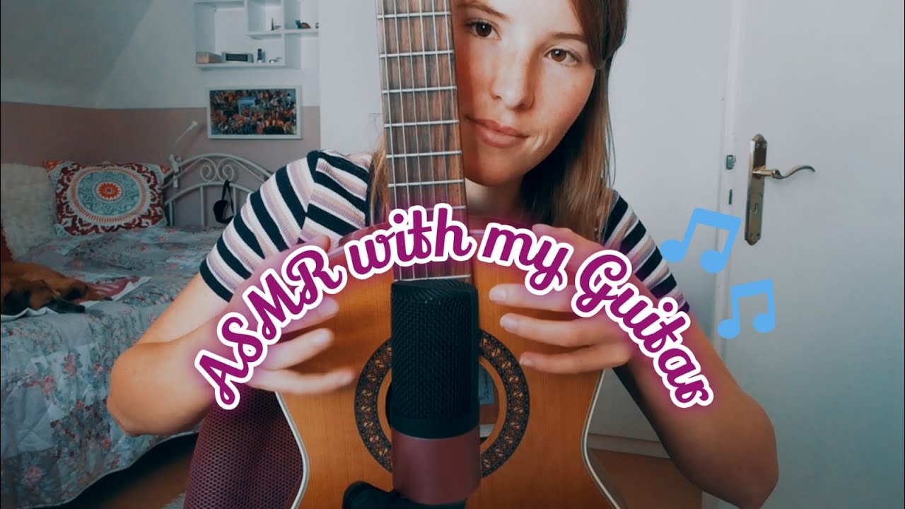 ASMR with my Guitar - Playing and Triggersounds ♥ | Lisa's ASMR Café