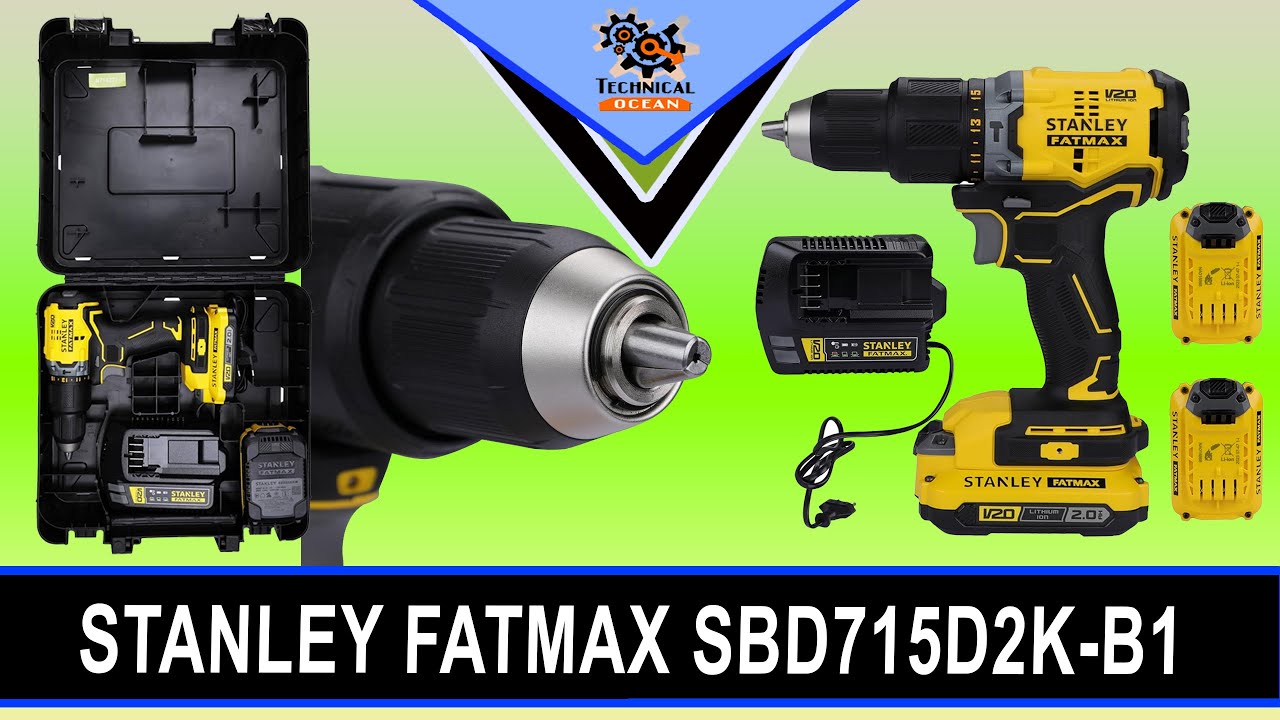 STANLEY FATMAX SBD715D2K-B1 Cordless Hammer Drill Machine