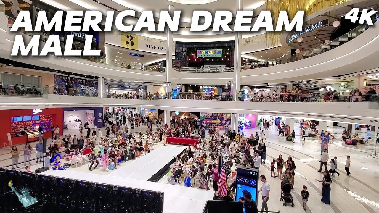 Touring AMERICAN DREAM MALL | Second Largest Mall in the US | 4K Walking