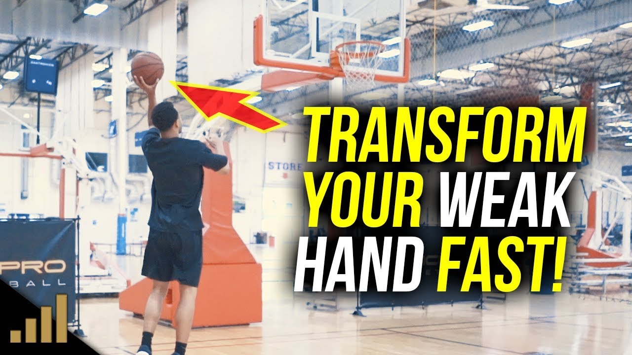 How to: Build Your WEAK HAND in Basketball! (Shooting and Finishing Drills)