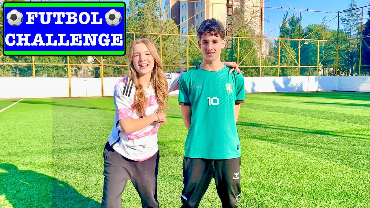 Ablamla Futbol Challenge. Ecrin Su &Ccedil;oban & H&Uuml;SO