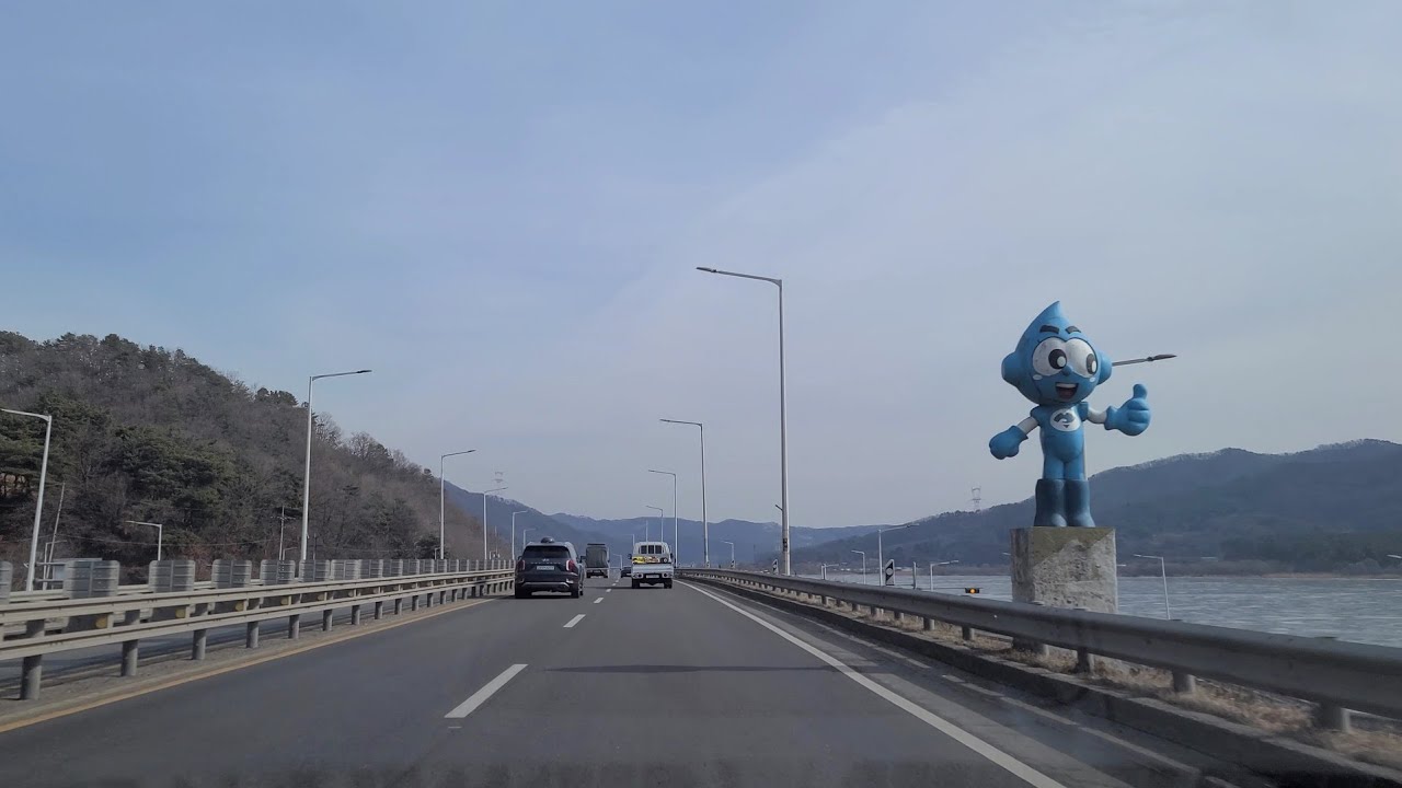 4k, drive, asmr, video, 한강변, 드라이브, 신경춘로, 북한강로, 경강로, 티맵, Hangang, River, road, Korea, tmap,