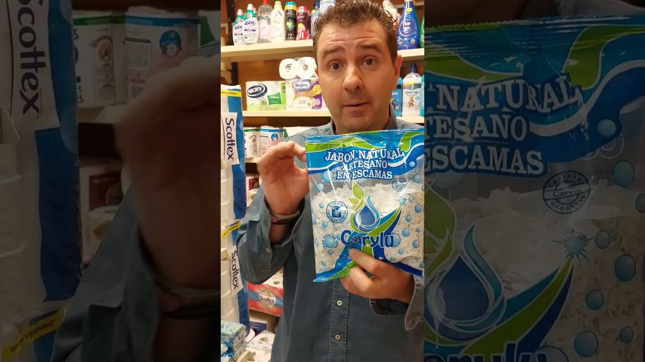 Escamas de Jab&oacute;n Azul de Carylu #limpieza