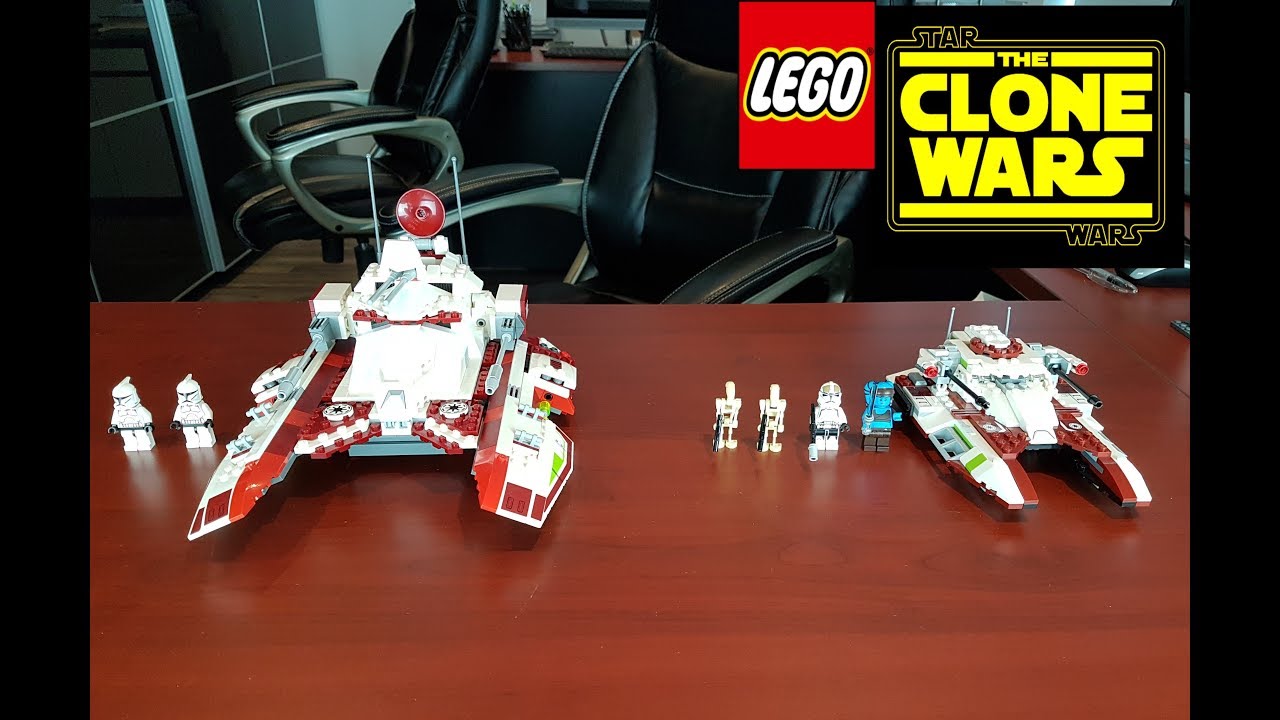 Lego Star Wars Republic Fighter Tank 7679 and 75182 Review and Comparison!