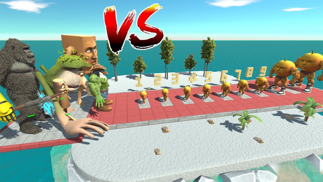 Brainrot Animal Memes  Who Can Pass the 9 Levels of Odin din dun  in Animal Revolt Battle Simulator