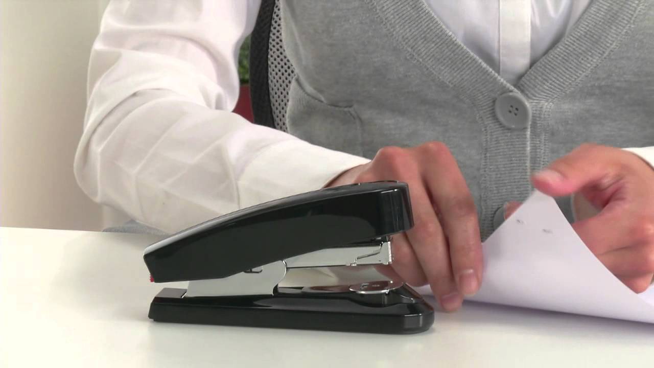 Flat-clinch stapler Novus B4FC , application