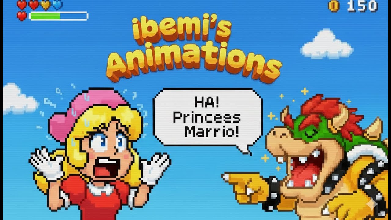 What if Mario becomes a Princess? 👗 (ibemi's animations)