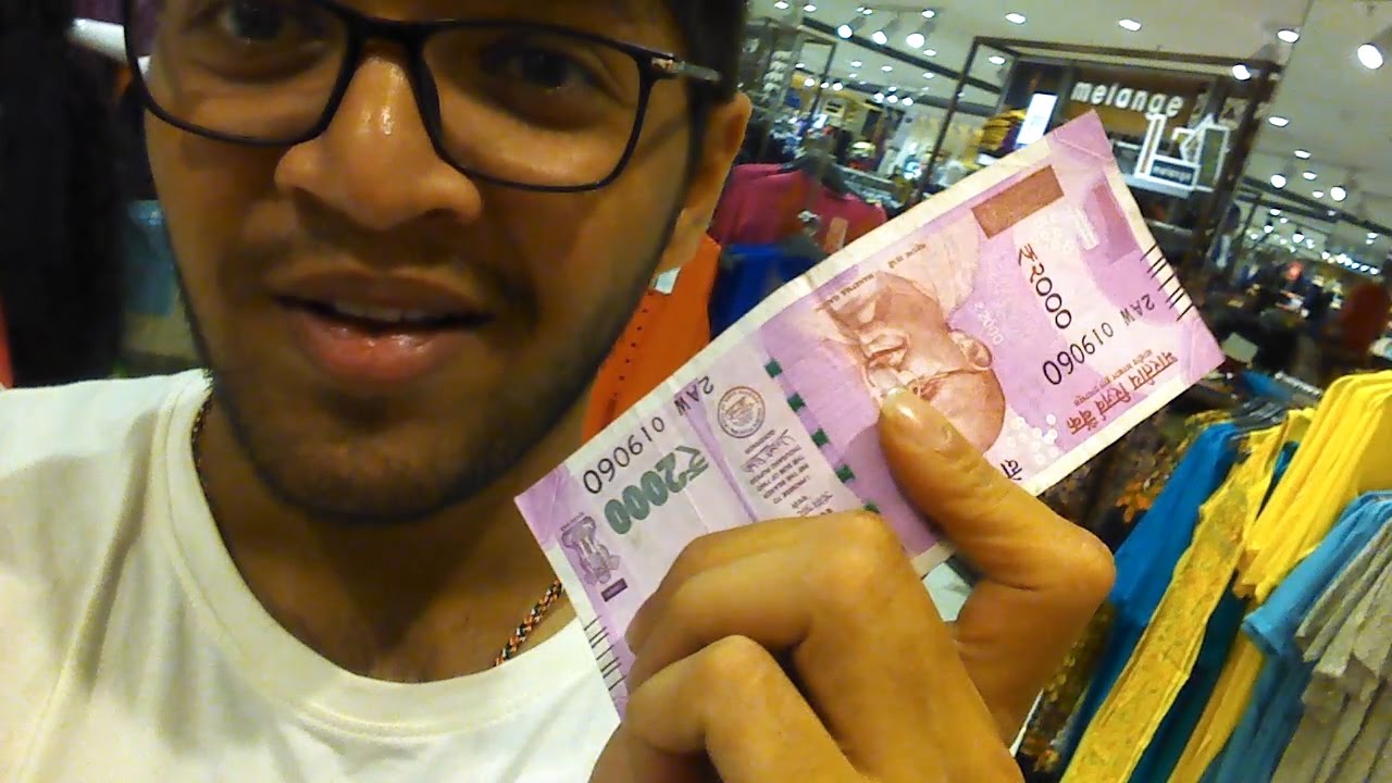 Spending the NEW 2000 Rupees Currency Note!!!
