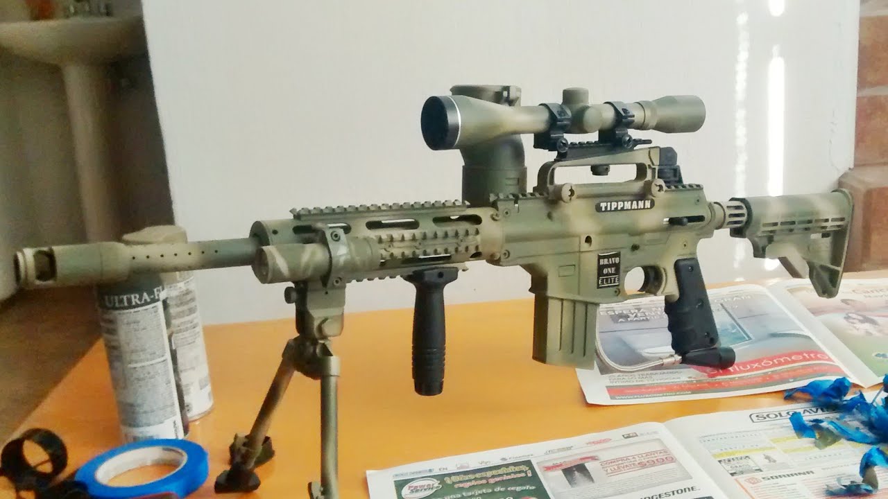 Como pintar tu Tippmann Bravo One Elite
