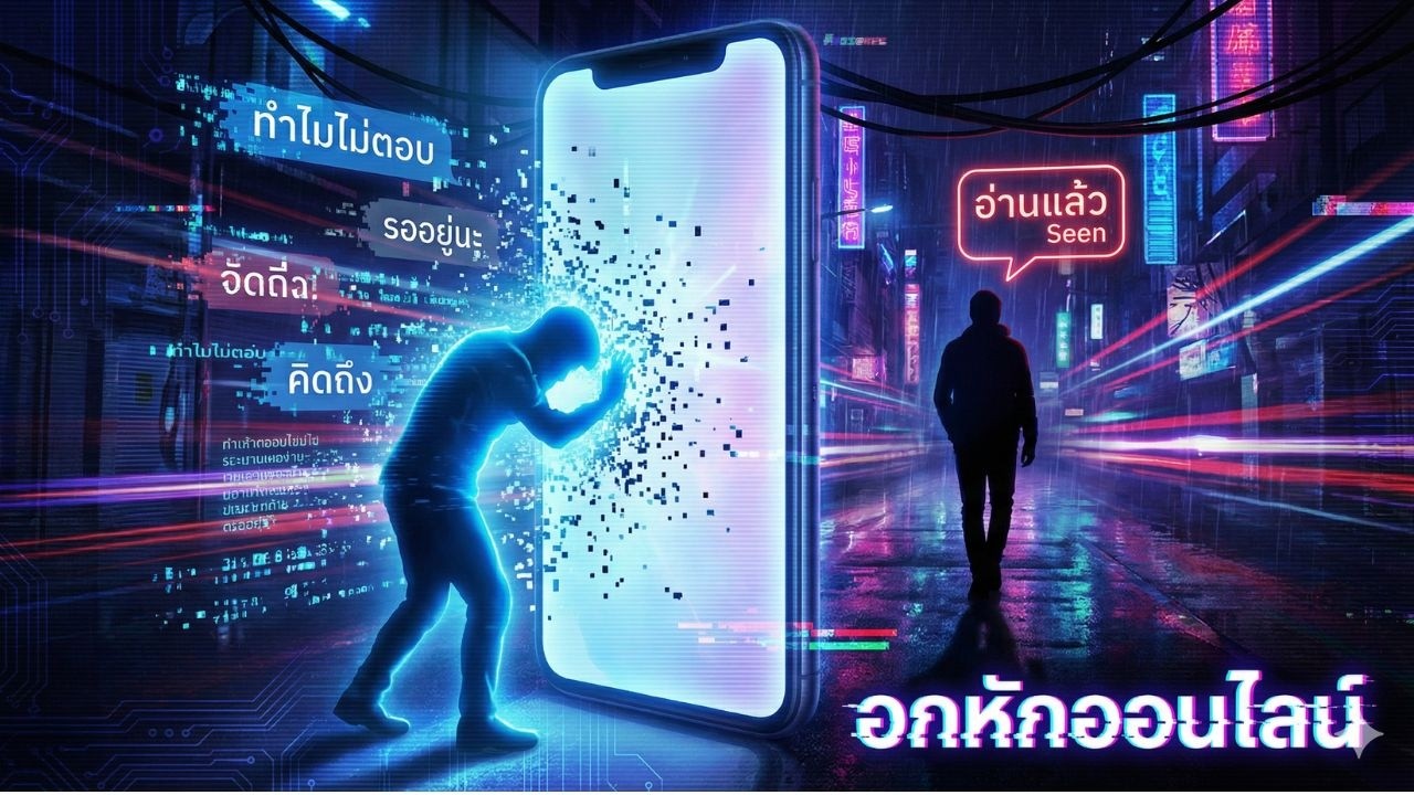 อกหักออนไลน์ - เพลงตัวแทนของคนยุคนี้ ที่ความสัมพันธ์ชัดเจนแค่บนหน้าจอ