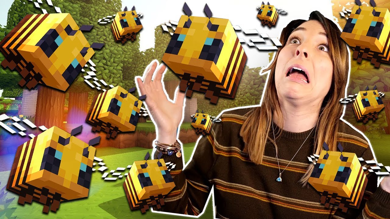 Minecraft but THE BEES EXPLODE with APHMAU