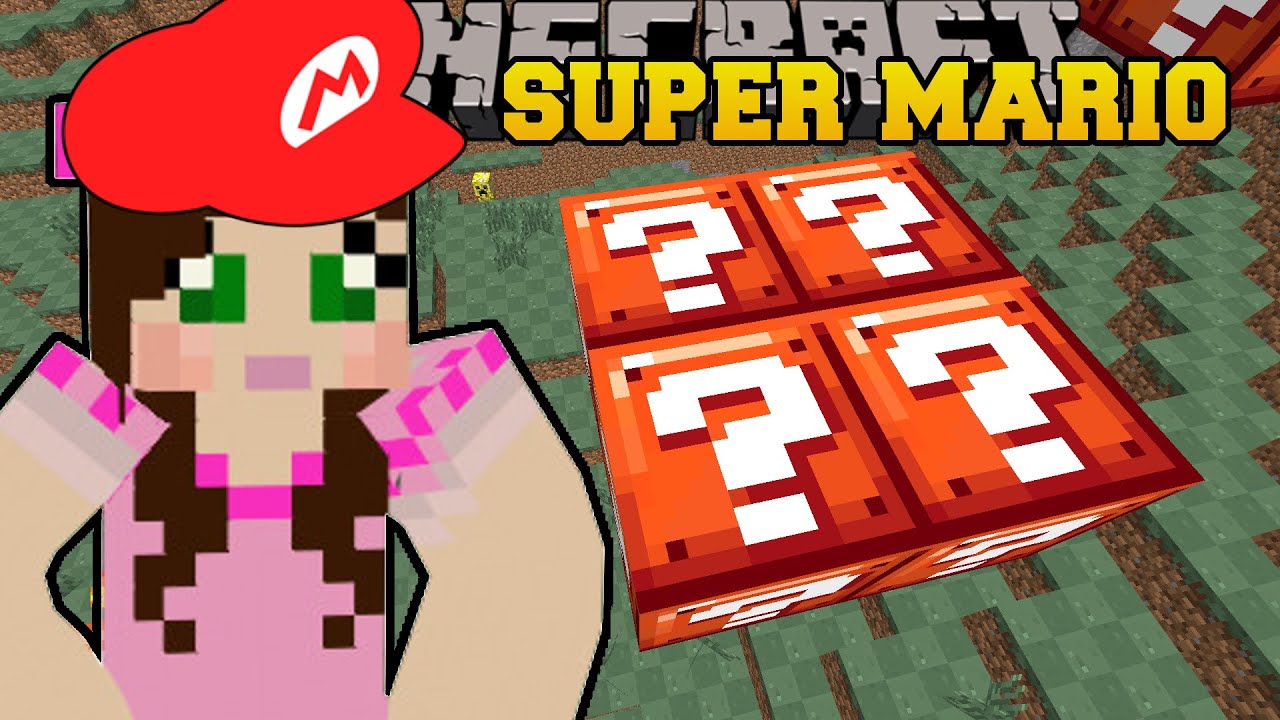 Minecraft: WORLD OF SECRET BLOCKS! - SUPER MARIO BROS - Custom Map [7]
