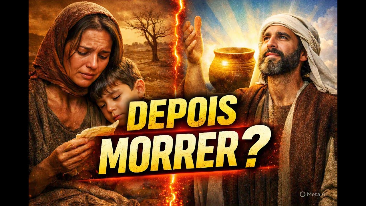 👉 Ela disse: “Vamos comer… e depois morrer — O milagre de 1 Reis 17 #HistóriaBíblica #MilagreDeDeus