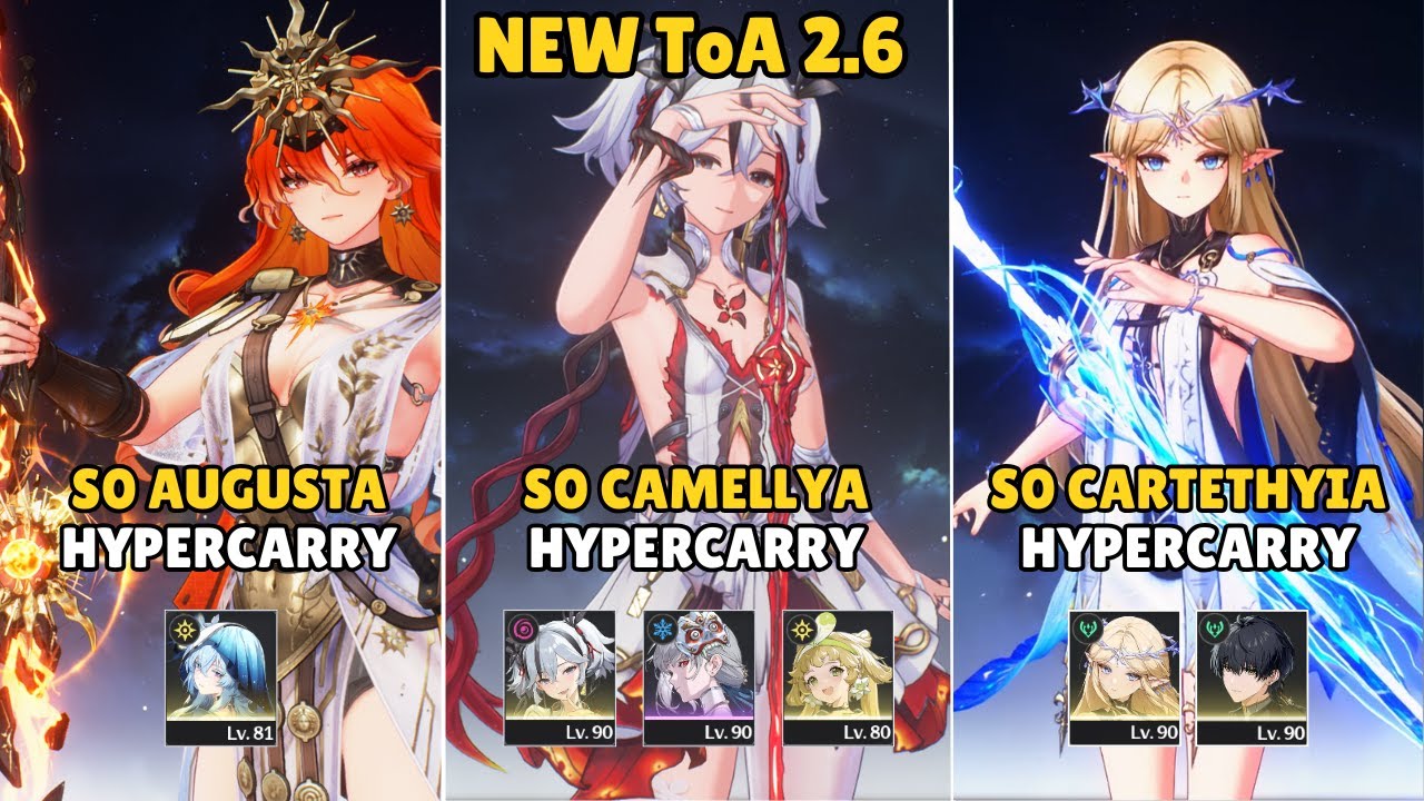 NEW TOA 2.6 NEW FLOOR - S0 Augusta / S0 Camellya / S0 Cartethyia / S1 Zani | Wuthering Waves
