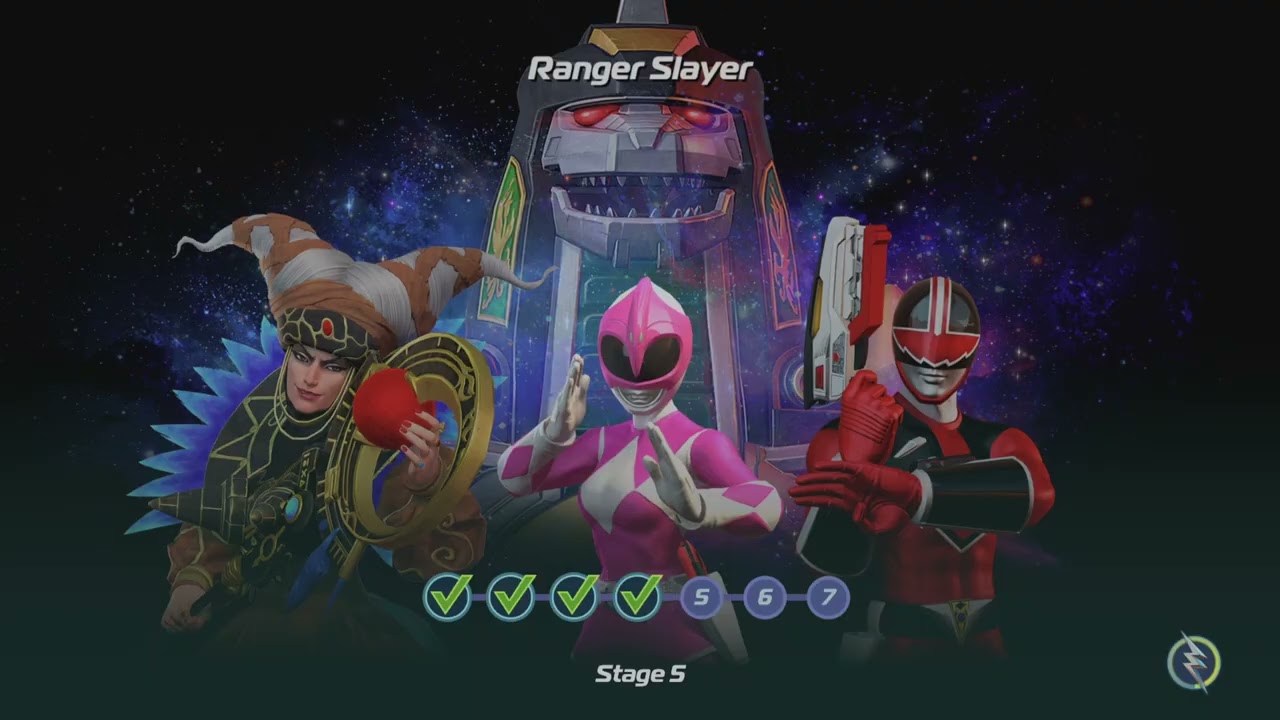 Power Rangers Battle For The Grid Pink Ranger Kim, Rita Repulsa, Quantum Ranger In Arcade Mode