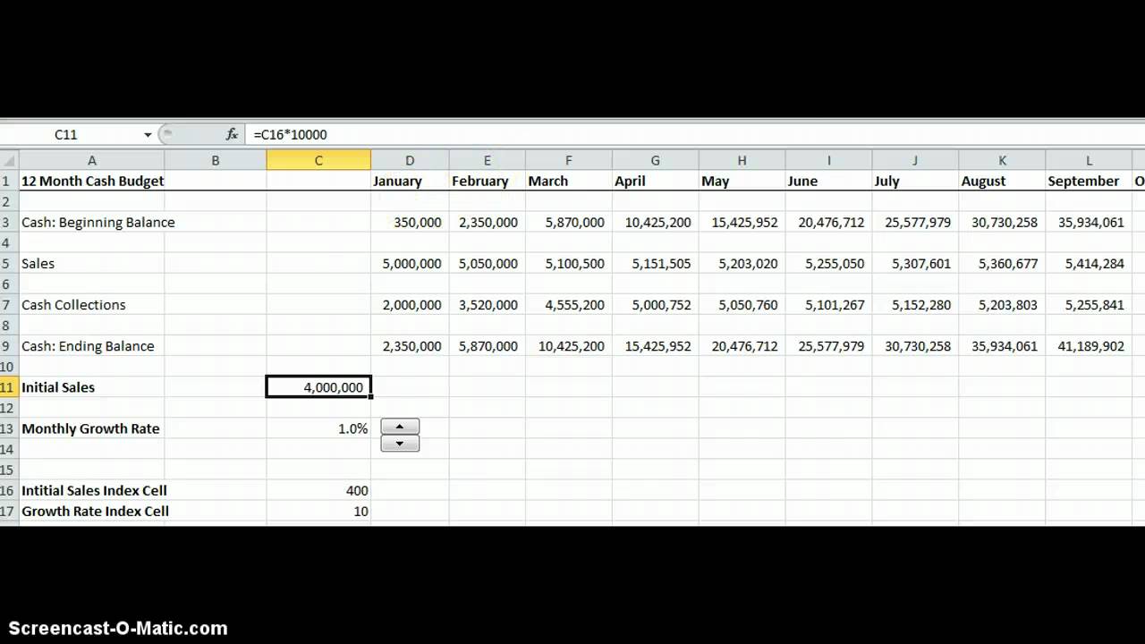 Excel 2010 Spinners & Scroll Bars