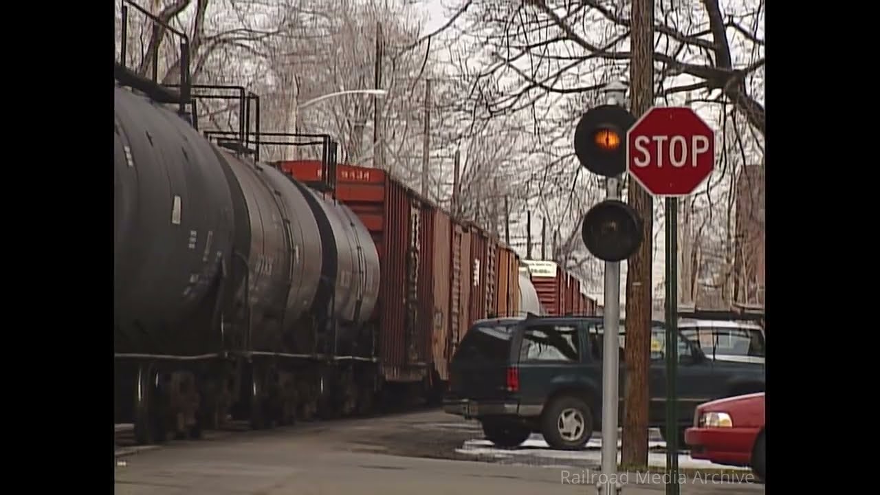 Norfolk Southern Erie, Pennsylvania Street Running (Winter 1999)