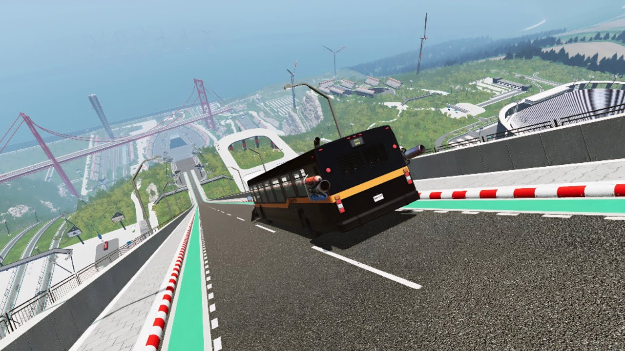 Big Ramp Jumps with Expensive Cars #7 - BeamNG Drive Crashes | SmashDriveX
