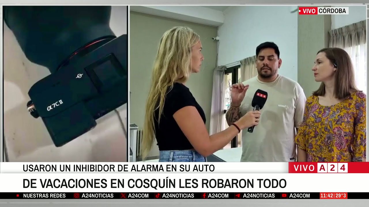 🚨 De vacaciones en Cosquín les robaron todo: usaron un inhibidor de alarma