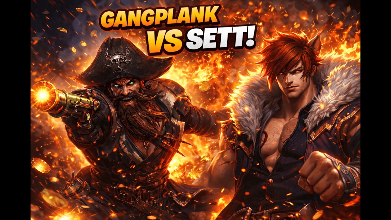 Gankplank Vs Sett Diamond Elodan Çıkmaya Çalışıyoruz