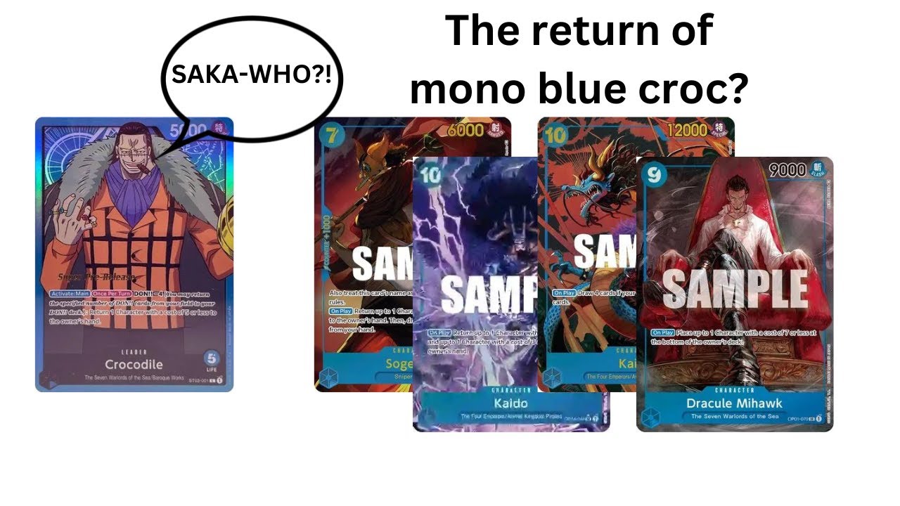 1st Place OP05  Blue Crocodile Deck Profile