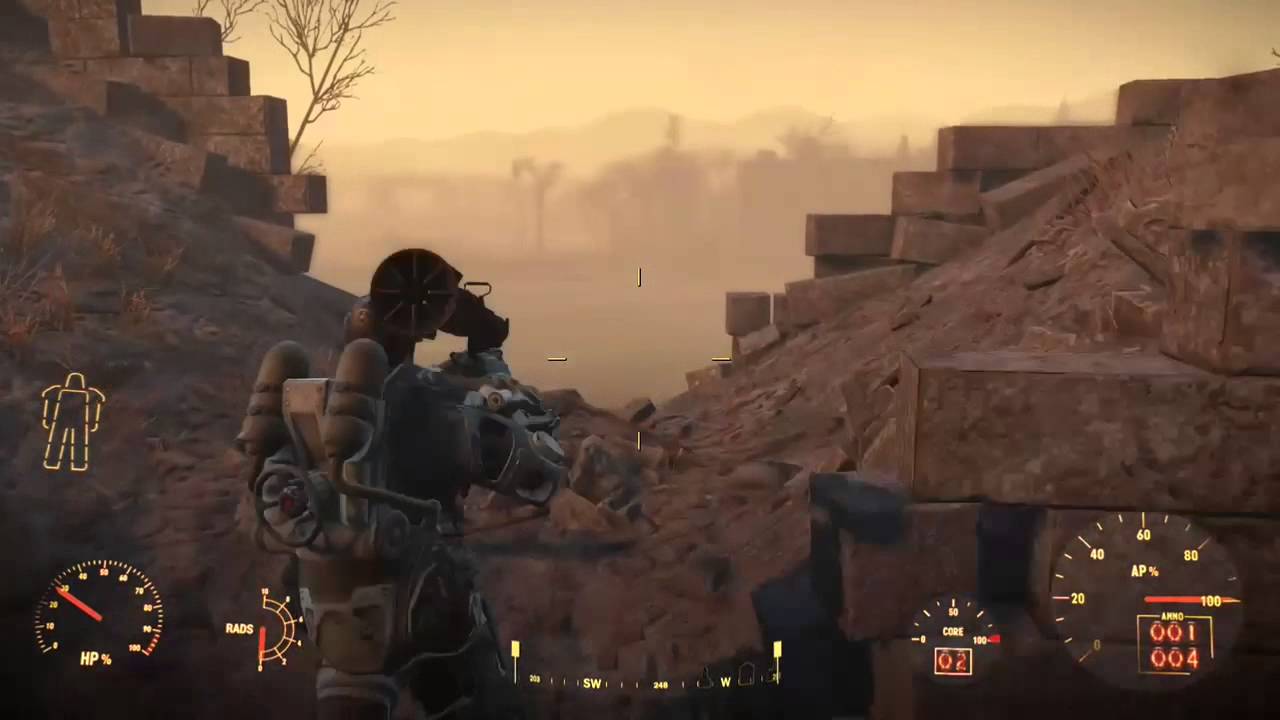 Fallout 4: the castle,  LEGENDARY GLOWING MIRELURK easy kill