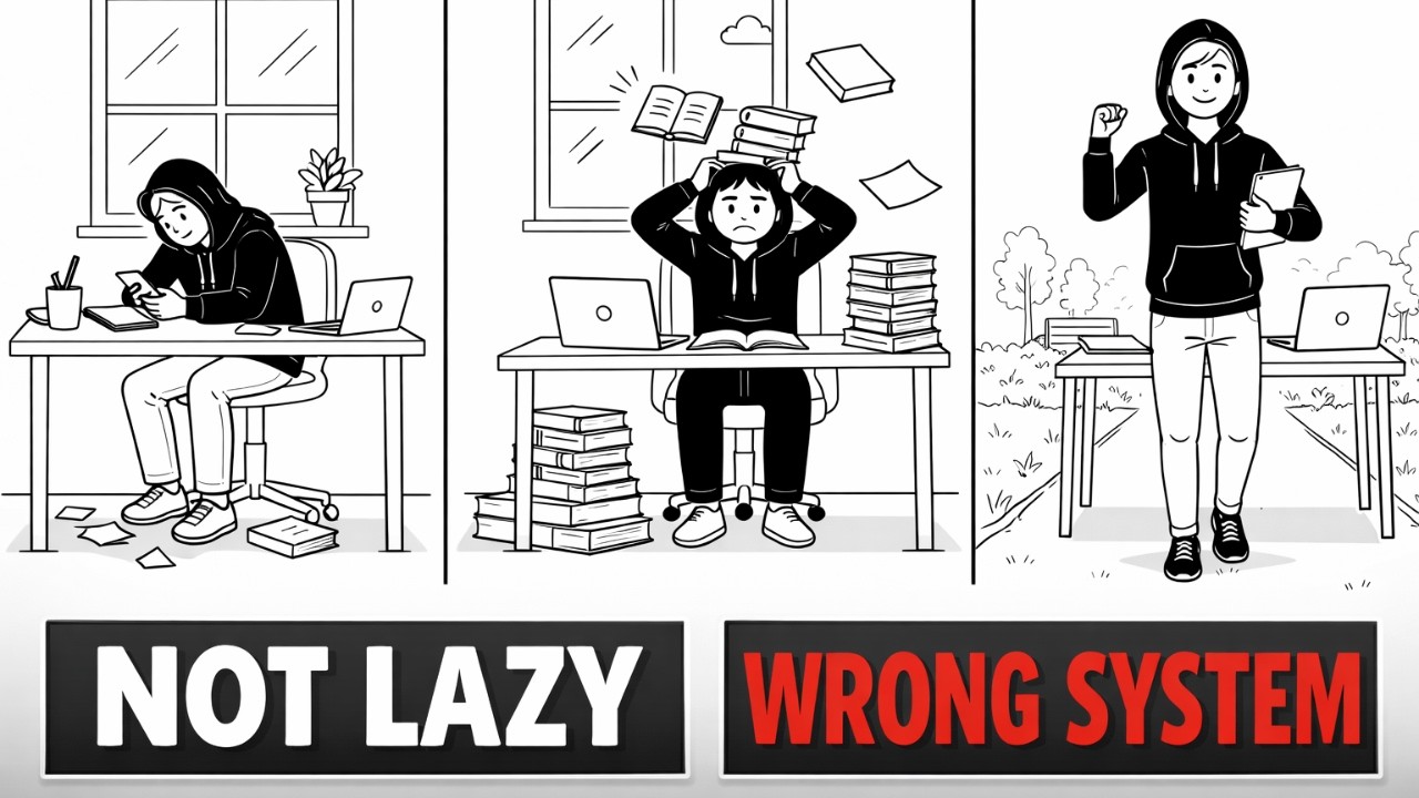 You’re NOT Lazy — 3 Mistakes Killing Your Focus Fix Them Today!