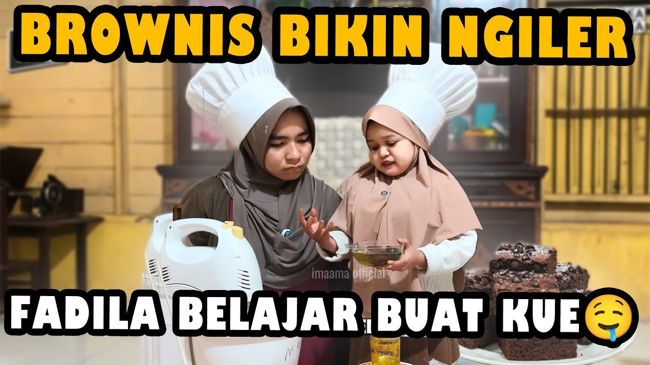 BIKIN NGILER BROWNIES BUATAN IKLIMA DAN FADILA 🤤🤤