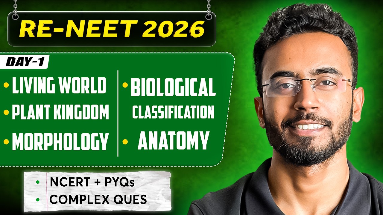 Complete botany Part-1| Re-NEET 2026 | Sangharsh Batch