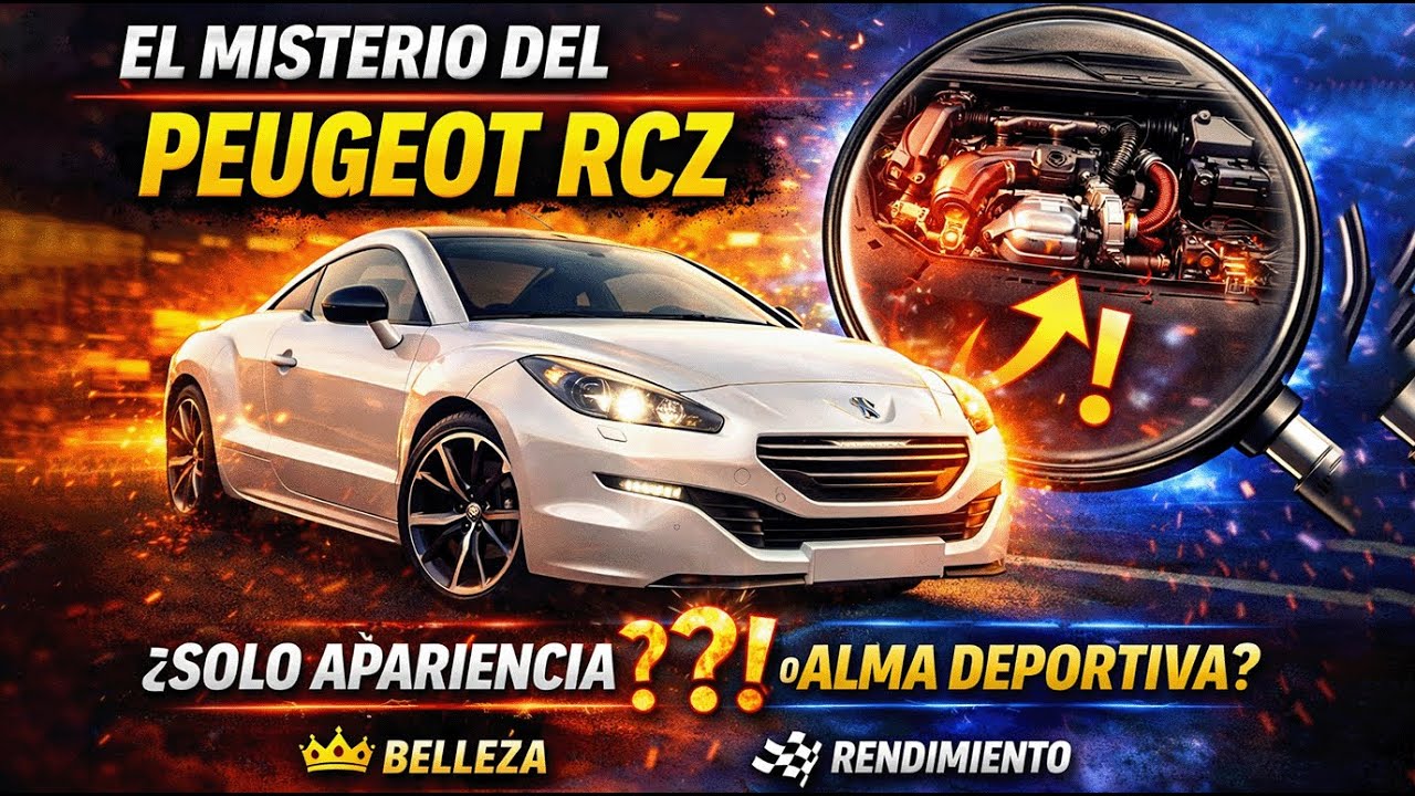 El Misterio del Peugeot RCZ 🔥 ¿Solo Apariencia o Alma Deportiva?