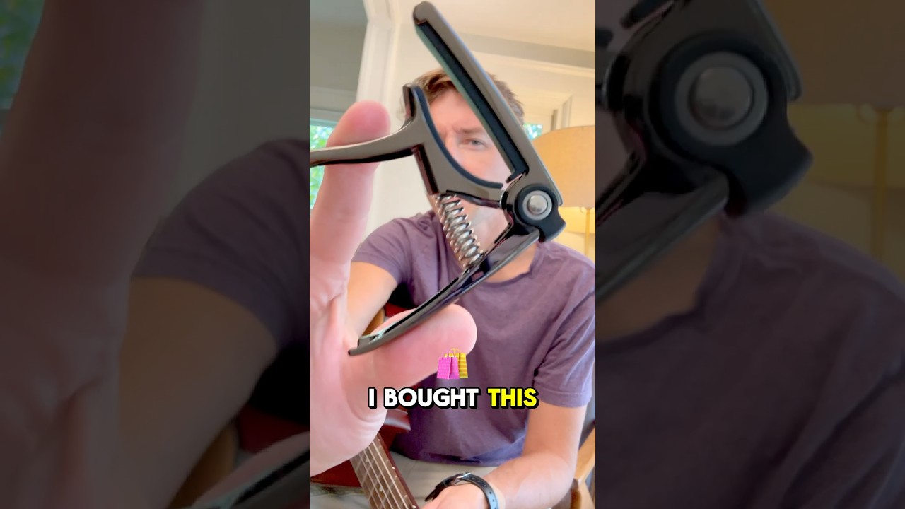 this capo has a hidden trick... 🎸👀🔥 #guitar #guitargear  #beginnerguitartutorial