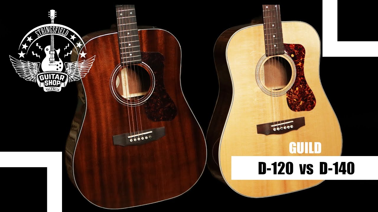 Guitarras acústicas Guild Westerly Collection: D-120 vs D-140. ¿Cuáles son las diferencias de tono?