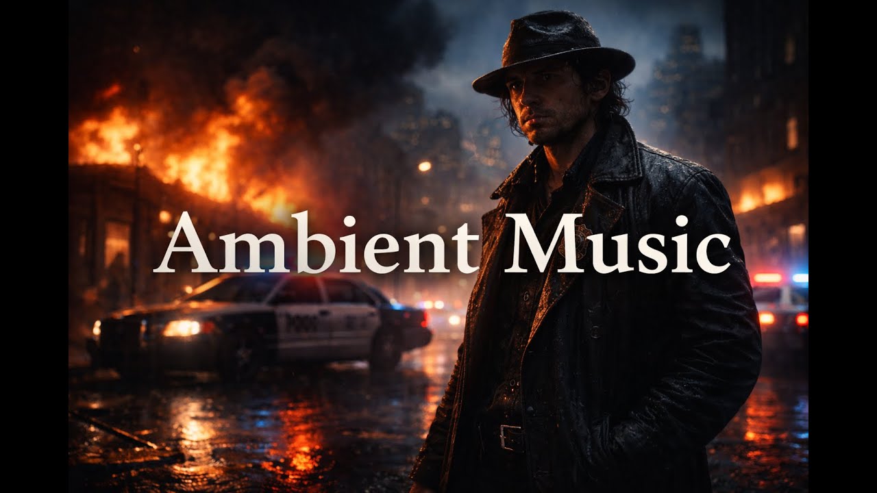 Cinematic Ambient Music for Focus | Fire in the Dark City