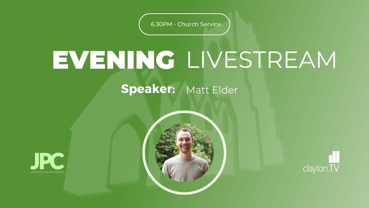 LIVE STREAM - Evening Service 6.30pm 8 February '26 with Jesmond Parish Church, Newcastle