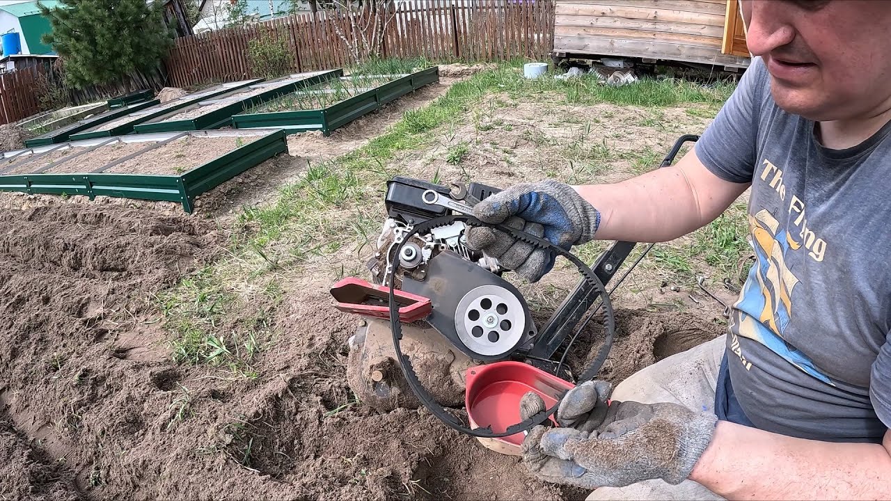 Сломался Мотокультиватор SunGarden T35.  Дача 4 сотки, Планы не сбылись.