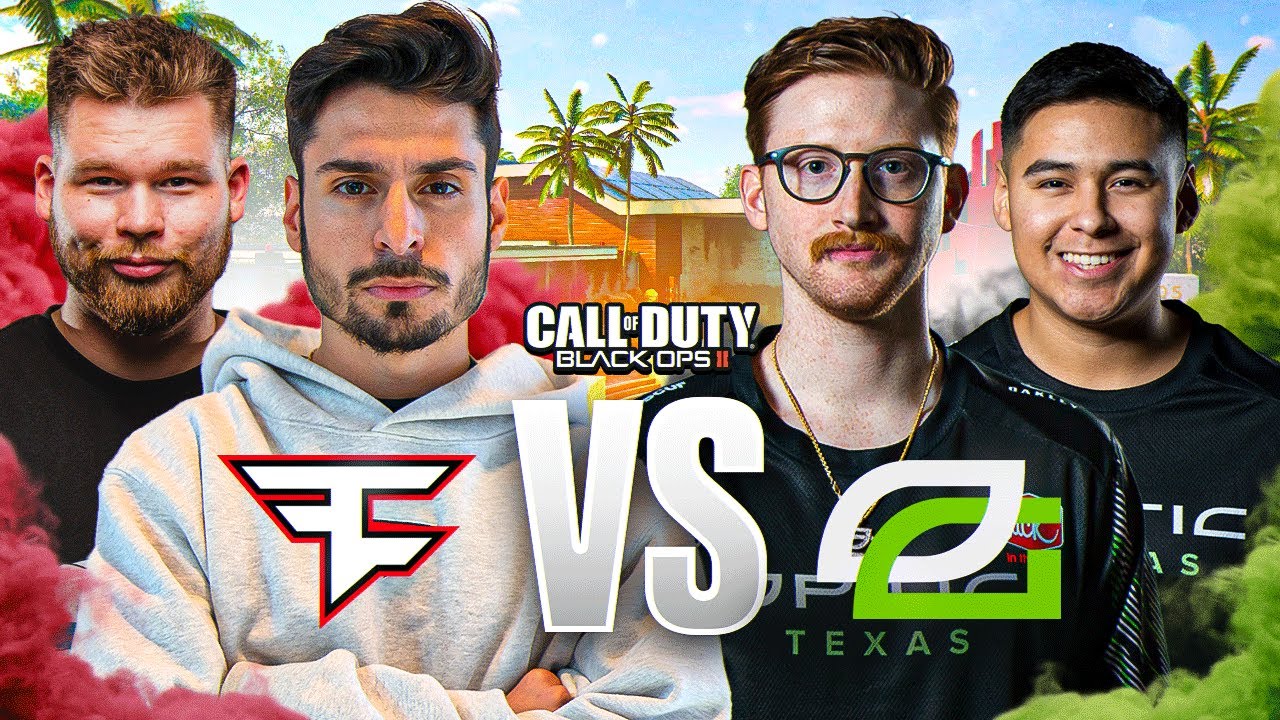 FAZE VS OPTIC BO2 4V4 (FOUNDING FATHERS LAN)