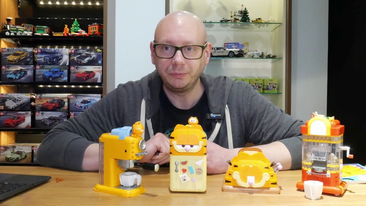 Putzige Küchenausstattung: Pantasy® Garfield Kühlschrank, Popcornmaschine, Kaffeeautomat & Toaster