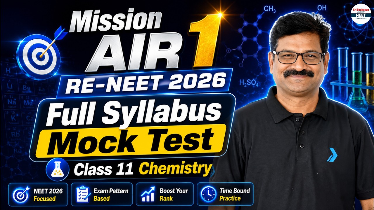 Class 11 Chemistry Full Syllabus Mock Test for RE NEET 2026 | NEET Chemistry | RE-NEET Preparation