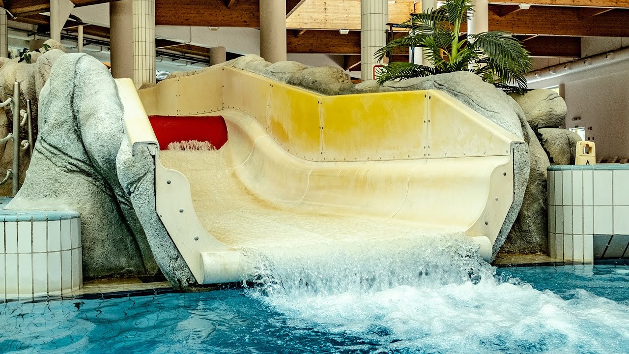 Strange Current Water Slide at Terme Čatež Winter Riviera