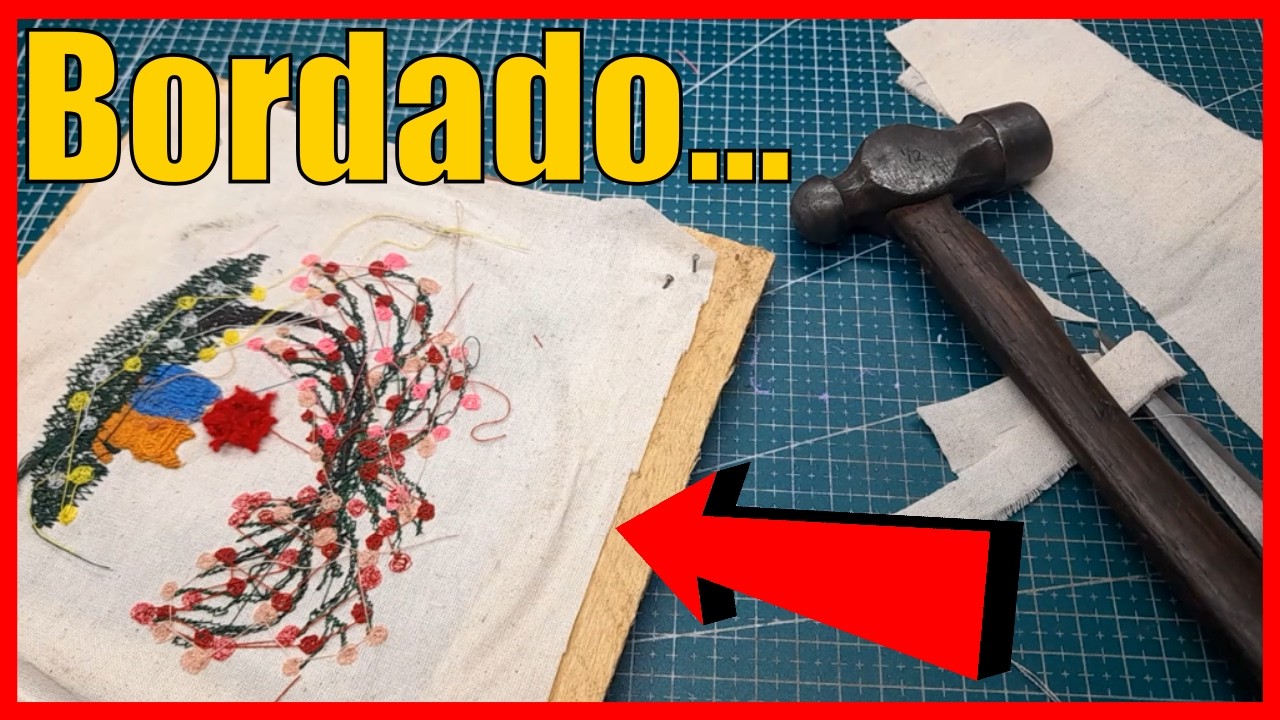 Bordado Decorativo en Máquina – Diseño Rápido y Sencillo