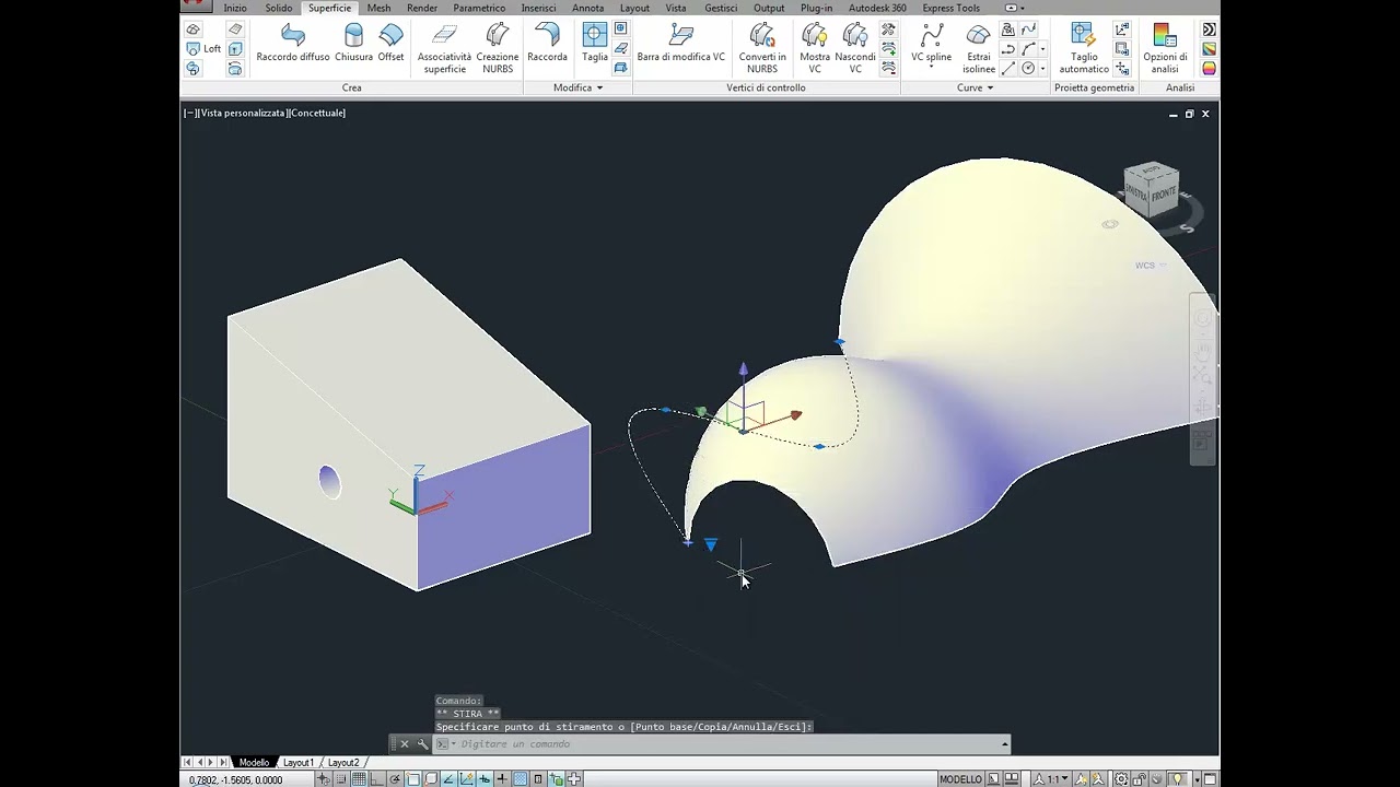 TRE modi di AutoCAD per realizzare geometria 3D: Solidi, Superfici e Mesh