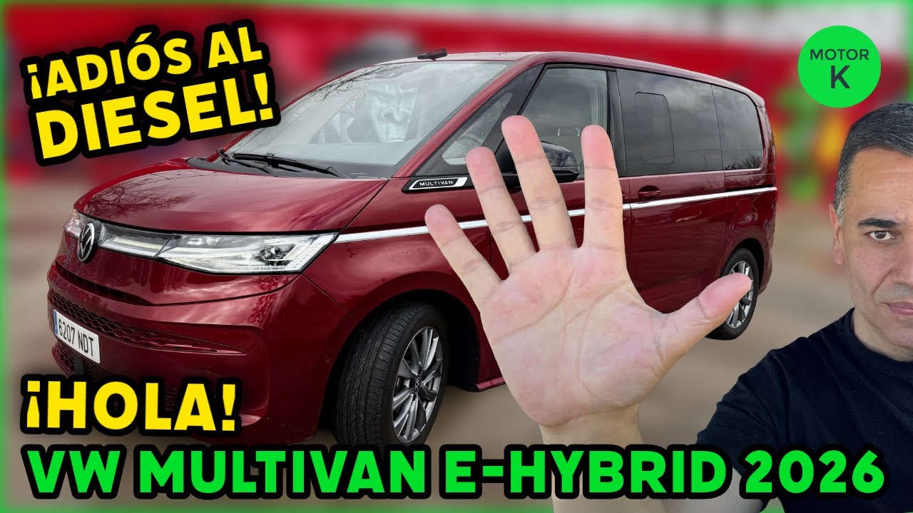 ¡PONE en APUROS al DIESEL! Volkswagen Multivan eHybrid 4Motion 2026 Súper Prueba Definitiva PHEV