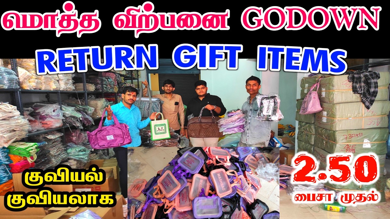 Chennai Sowcarpet Return Gift Items Wholesale Shop, Cheap Best Return Gift Items, National Agency