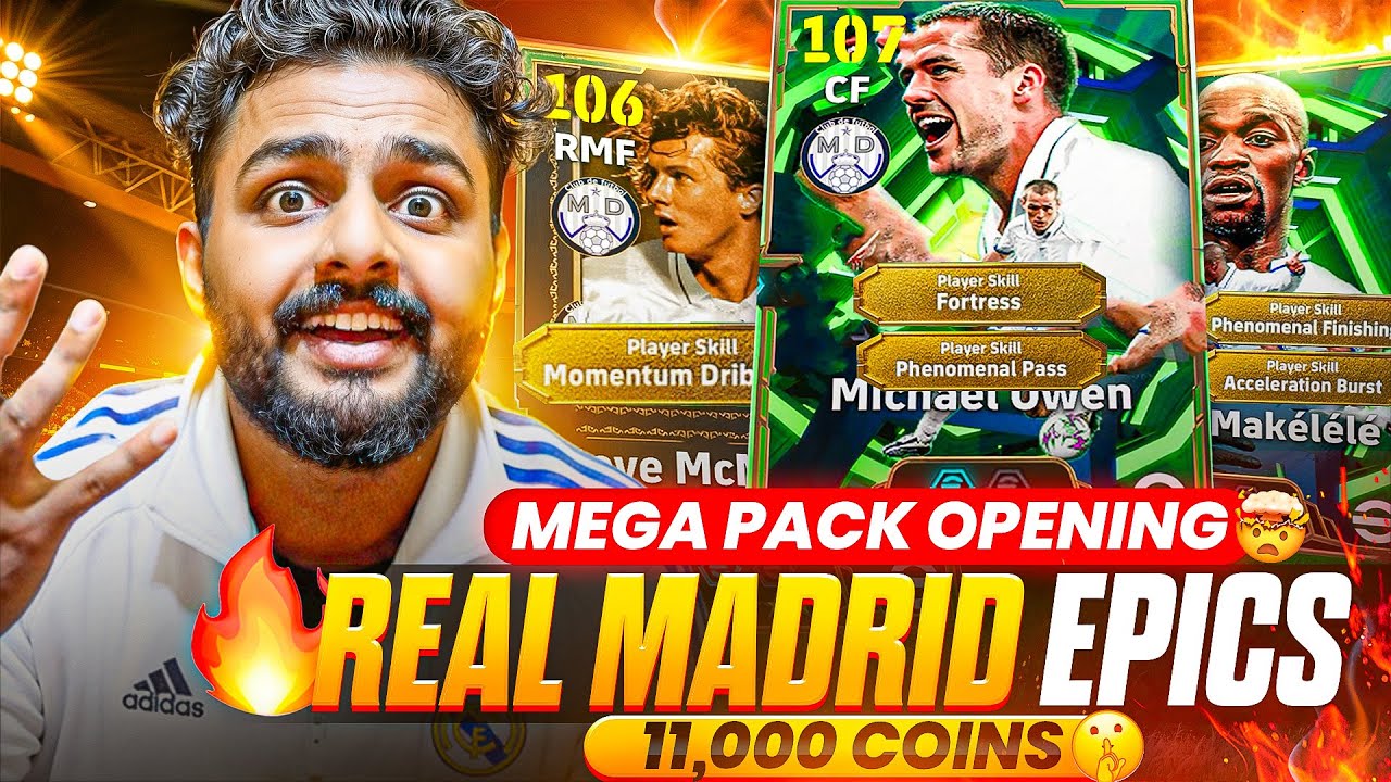 14,000 COINS🤯 CAN WE GET 106 OWEN?🔥 NEW EPIC 105 MCMANAMAN + 106 MAKELELE💥 REAL MADRID PACK OPENING🥶