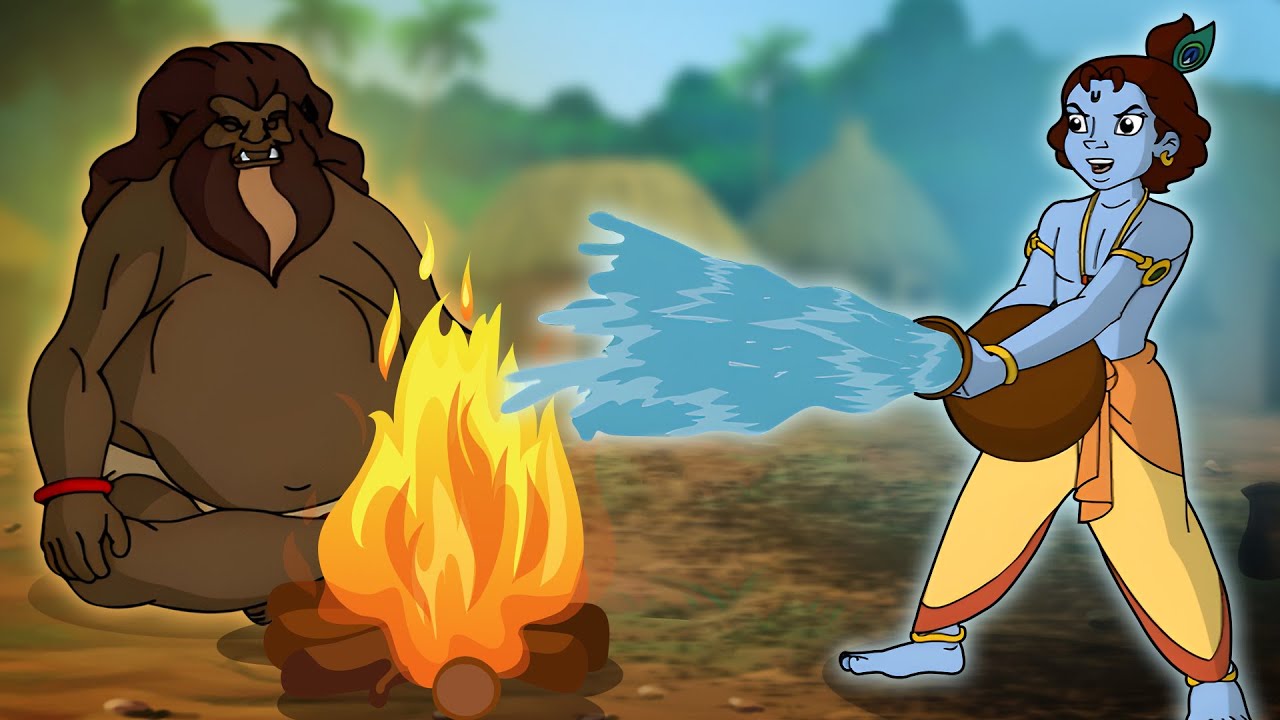 Krishna The Great - ज्वालासुर की तपस्या का अंत | Cartoons for Kids in Hindi | कृष्ण कहानियाँ