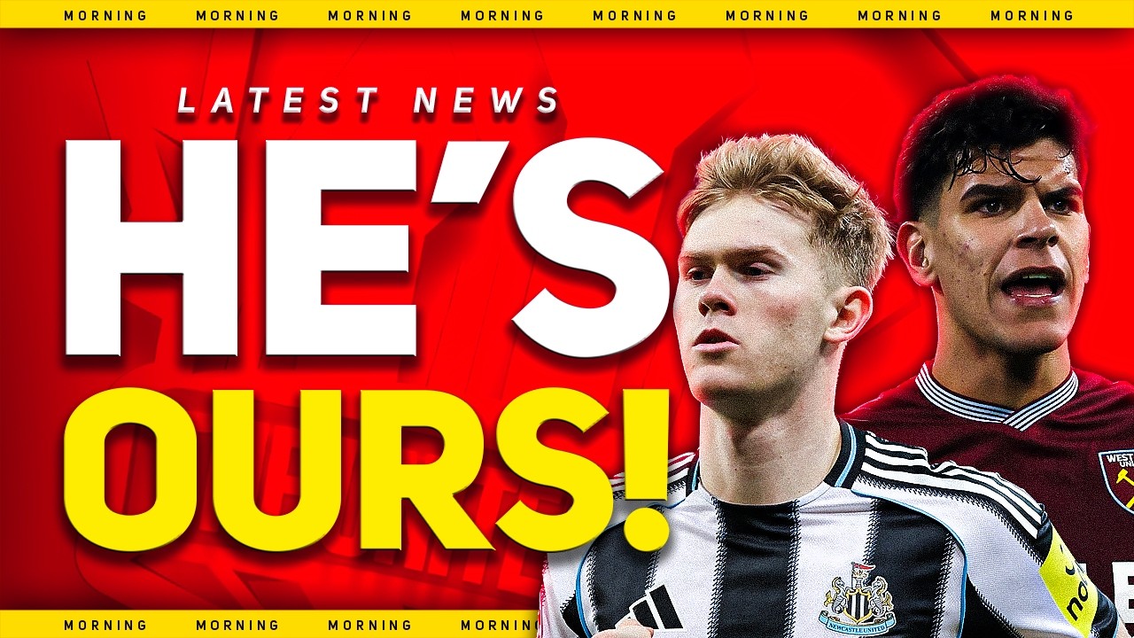 Hall TRANSFER Boost! Bouaddi BID? Man Utd Transfer News