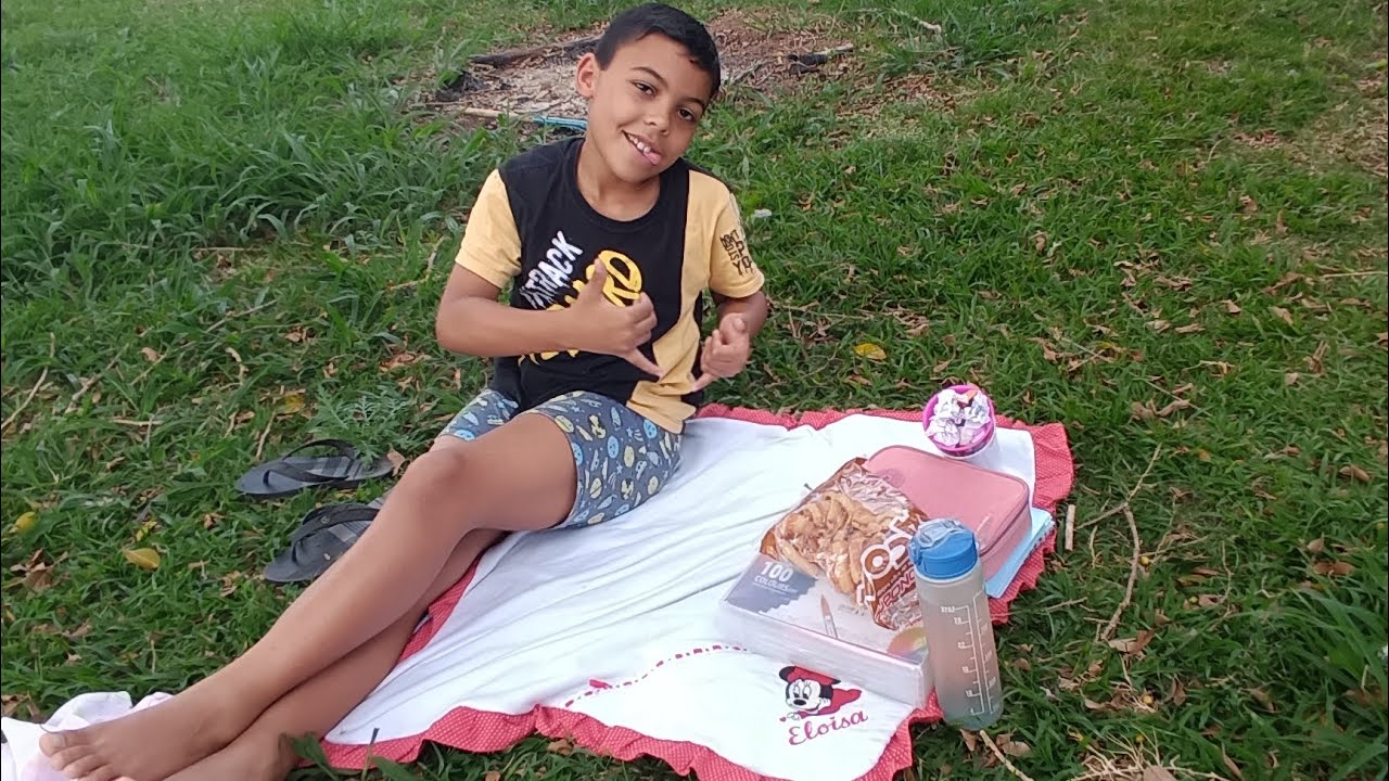 Hoje eu vou fazer um piquenique atrás da minha casa/deu certo